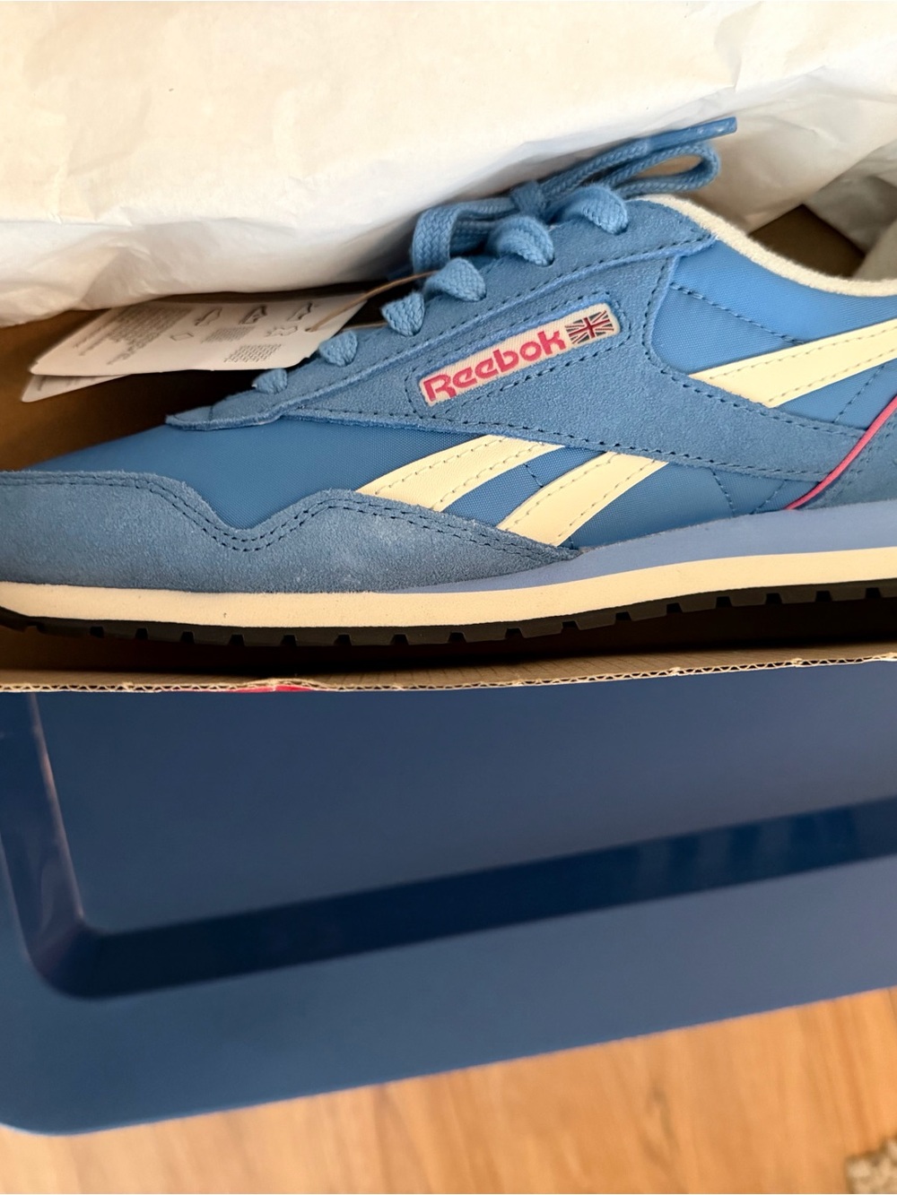 Reebok Womens Classic Blue Retro Sneaker